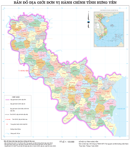 Bản đồ hành chính Xã Hưng Phú