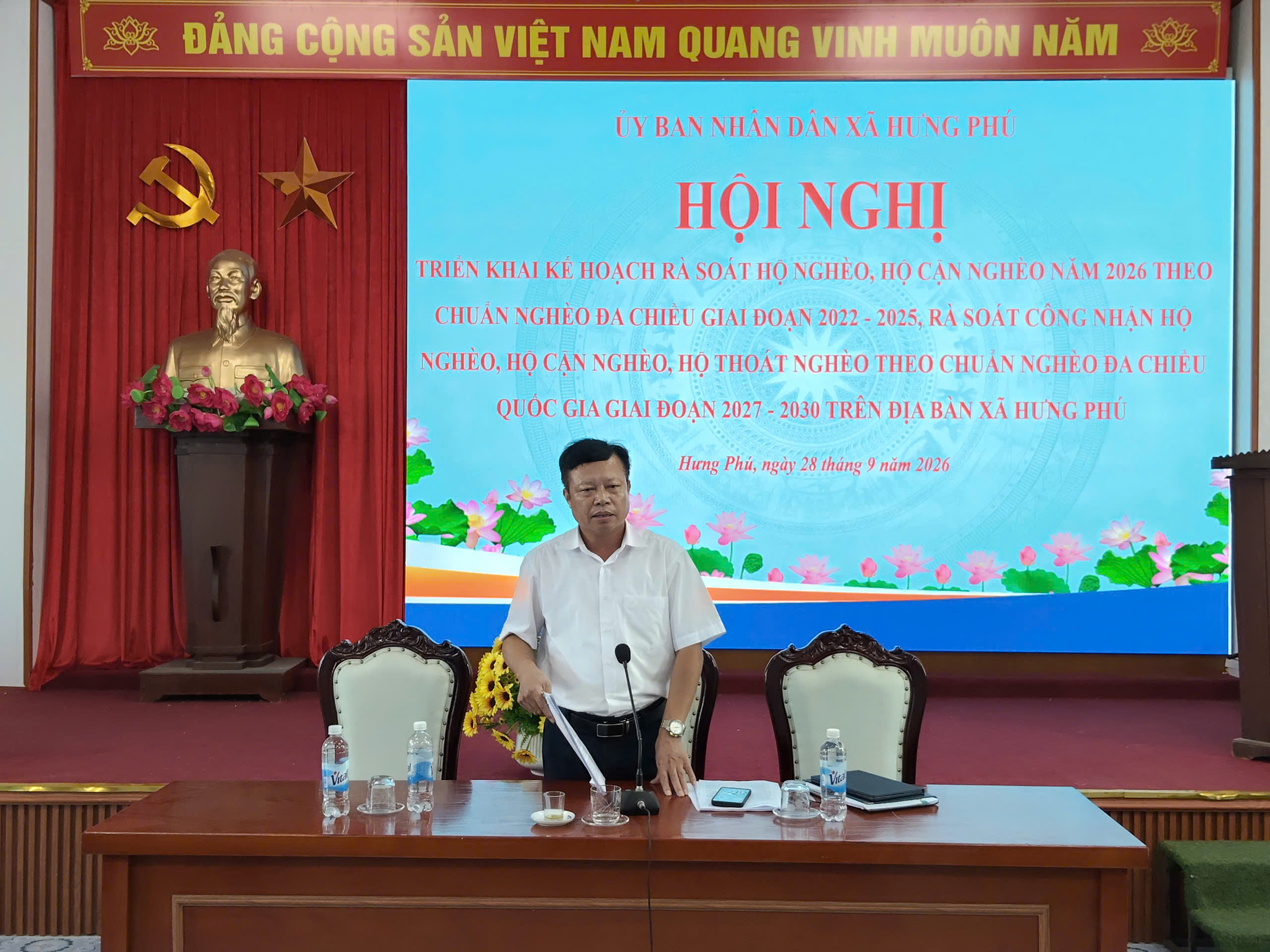 Hưng Phú triển khai rà soát hộ nghèo, hộ cận nghèo năm 2026