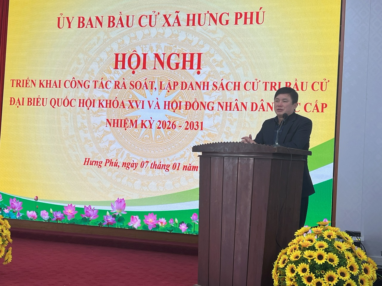 Uỷ ban bầu cử xã Hưng Phú triển khai công tác rà soát,lập danh sách cử tri bầu cử đại biểu Quốc hội khoá XVI và HĐND các cấp nhiệm kỳ 2026-2031.