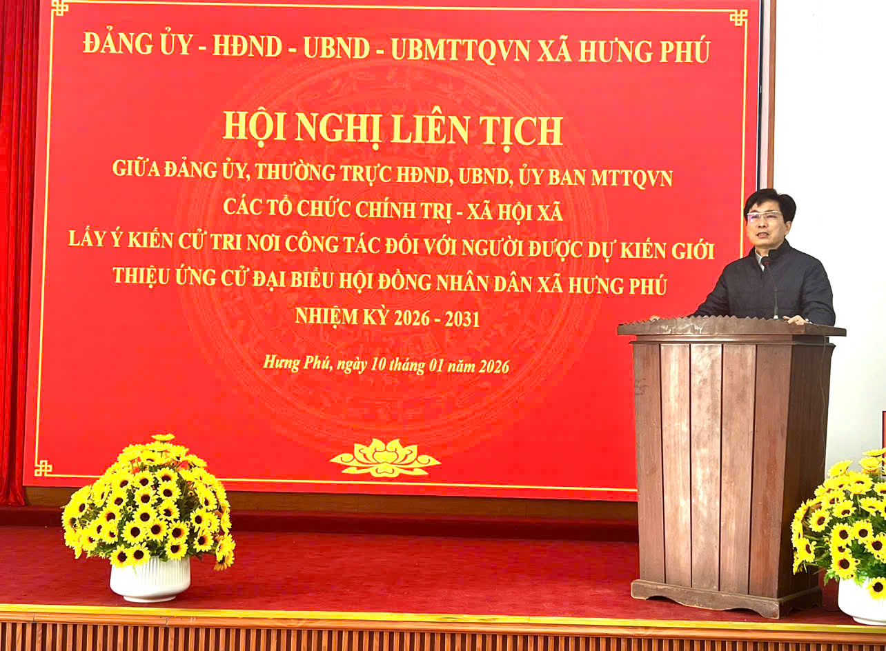 Lấy ý kiến cử tri nơi công tác đối với người được dự kiến giới thiệu  ứng cử đại biểu HĐND tỉnh, HĐND xã