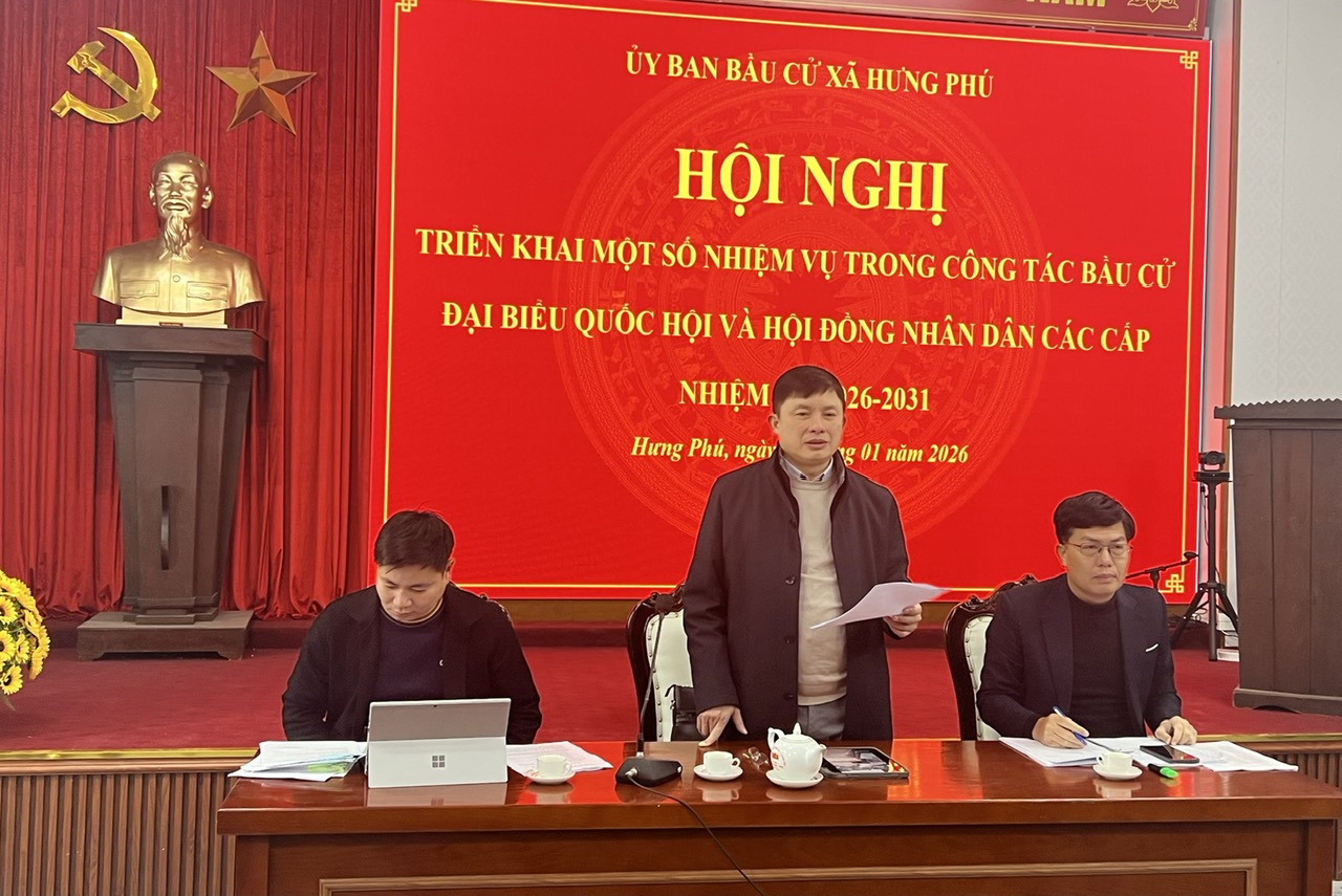 Triển khai một số nhiệm vụ trong công tác bầu cử Đại biểu Quốc hội  và HĐND các cấp nhiệm kỳ 2026 – 2031
