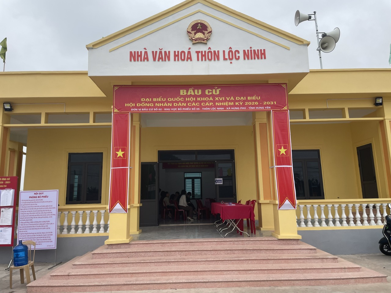 Xã Hưng Phú: Bảo đảm cơ sở vật chất phục vụ bầu cử