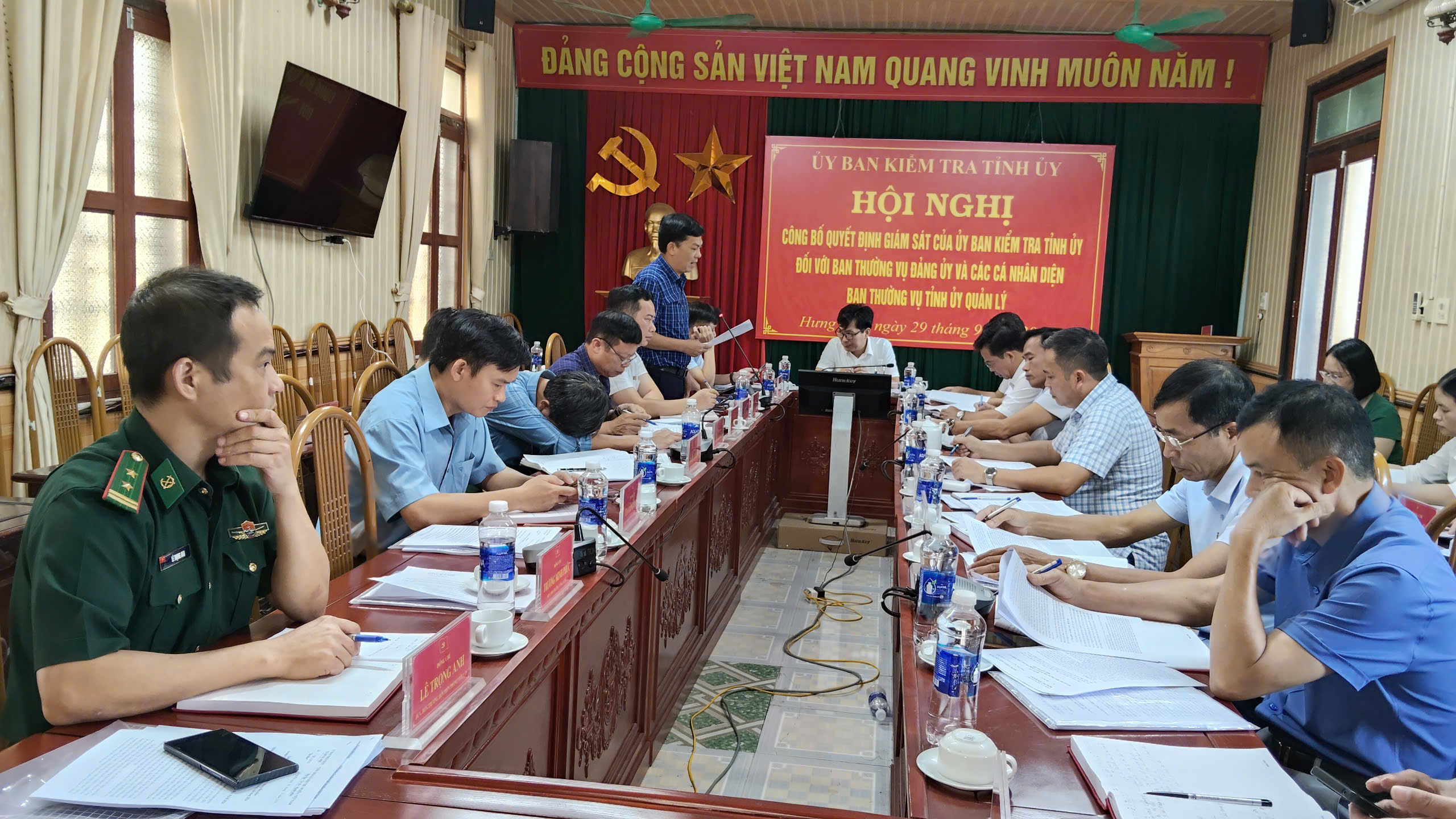 Đảng uỷ xã Hưng Phú đánh giá kết quả thực hiện nhiệm vụ 9 tháng, triển khai nhiệm  vụ trọng tâm 3 tháng cuối năm 2026.